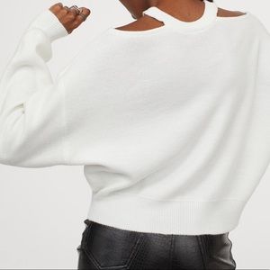 off the shoulder sweater